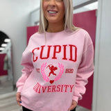 Cupid University Graphic Sweatshirt