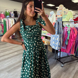 Calling Me To It Polka Dot Dress