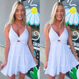 Lace Dress with Twist Bust