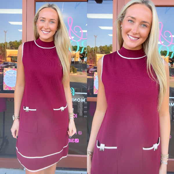 Merlot to Go Dress