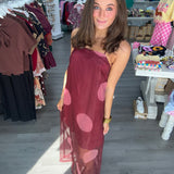 Wine About It Maxi Dress