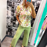 Sweet Escape Scallop Pants Matcha