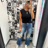 The Sunny Jeans - Ankle Flares