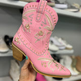 Dolly Cowgirl Boot - Pink