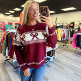 Cozy Up Fireside Bow Sweater