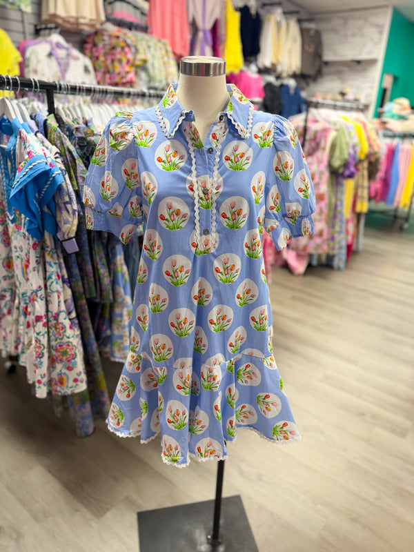 Tulips in the Sky Dress