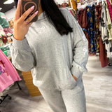 Bow Hoodie and Joggers Set
