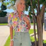 In The Moment Seafoam Shorts