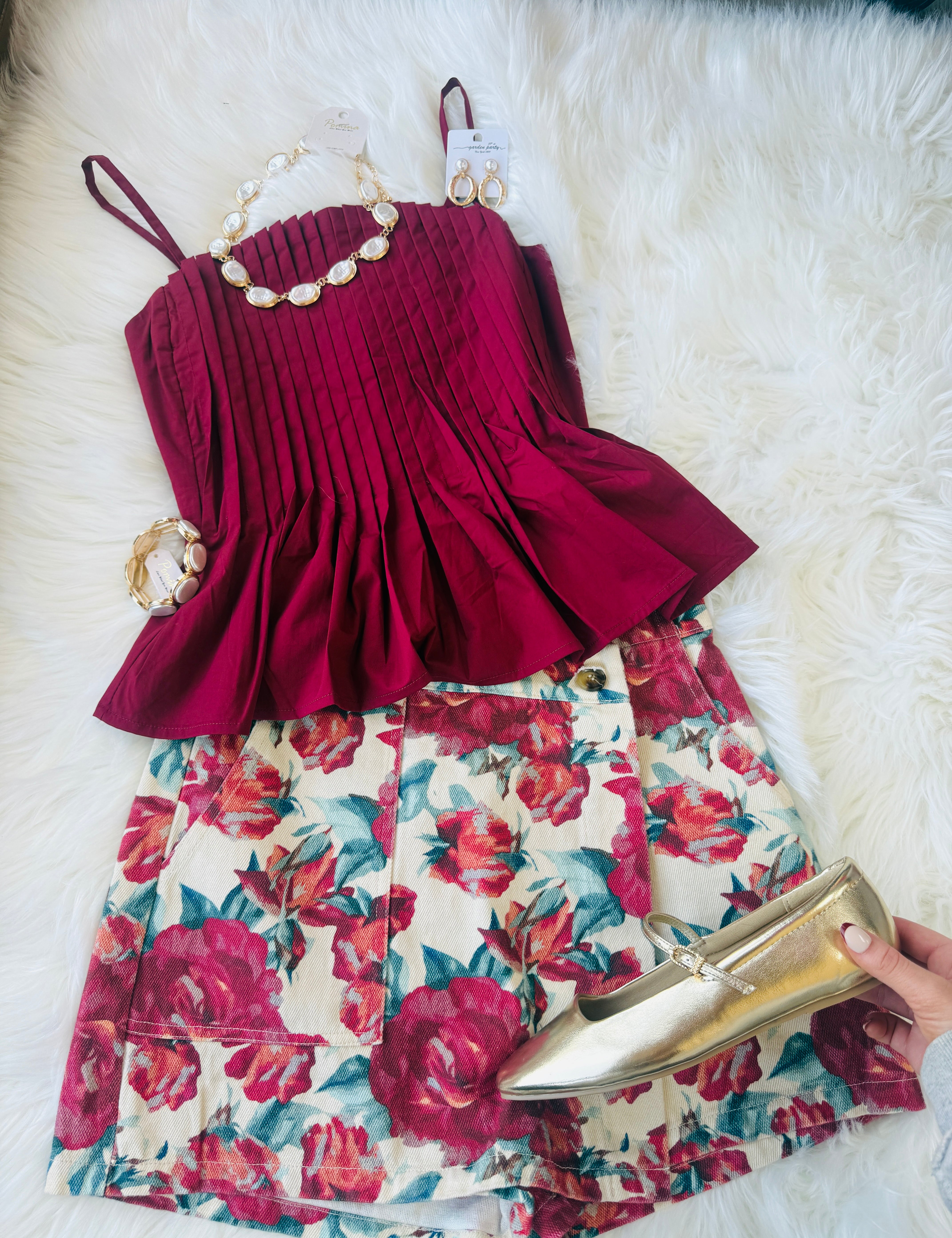The Château Peplum Top
