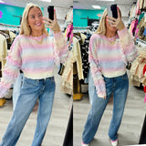 Rainbow Frill Sweater