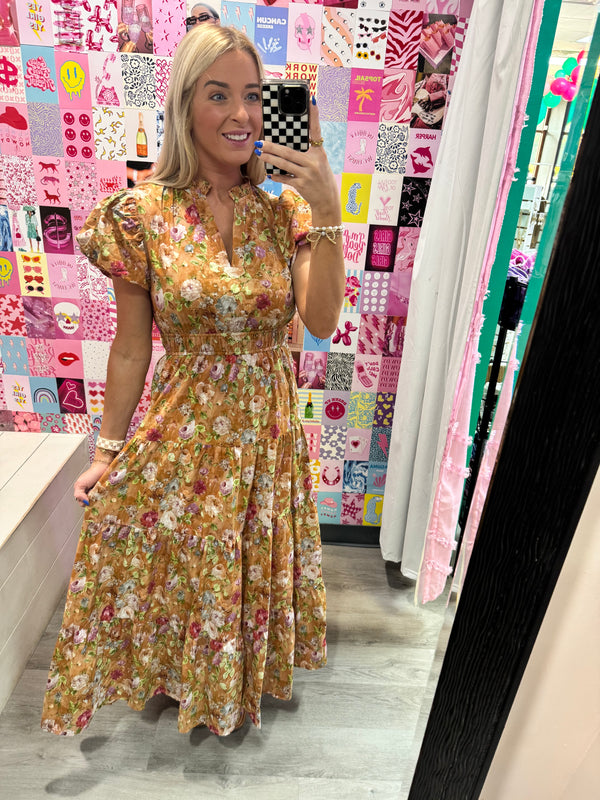 Autumn Floral Dreams Dress