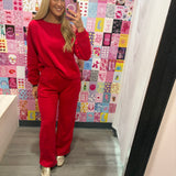 Savage Deals | Fleece Raglan Sleeve Pullover & Sweatpants Set