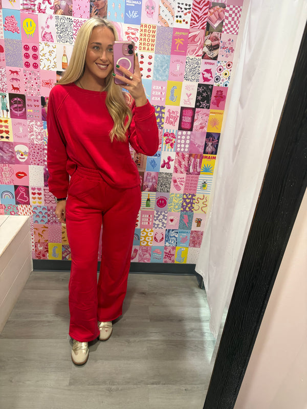 Savage Deals | Fleece Raglan Sleeve Pullover & Sweatpants Set