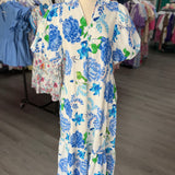 Blue Oasis Midi Dress