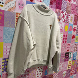 Jesus Saves Mock Neck Reversible