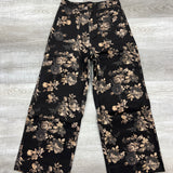 Vintage Floral Pants | Black