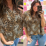 I'm Telling You Leopard Top