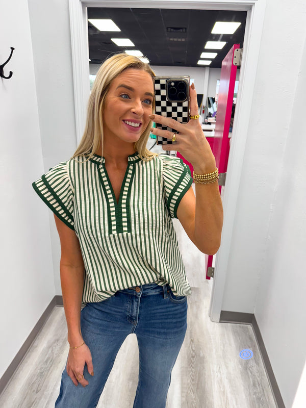 Simple Standards Stripe Top