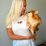 My Bestie Dog Beaded Tee