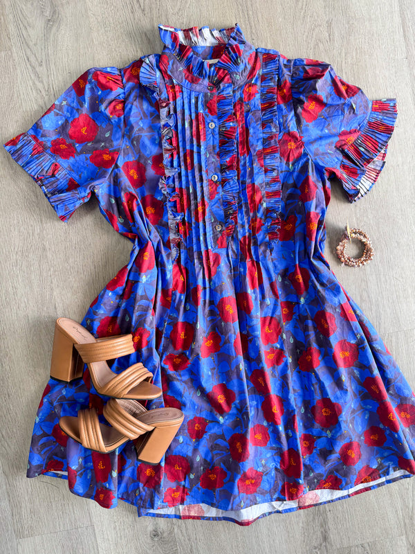 Midnight Bloom Floral Dress