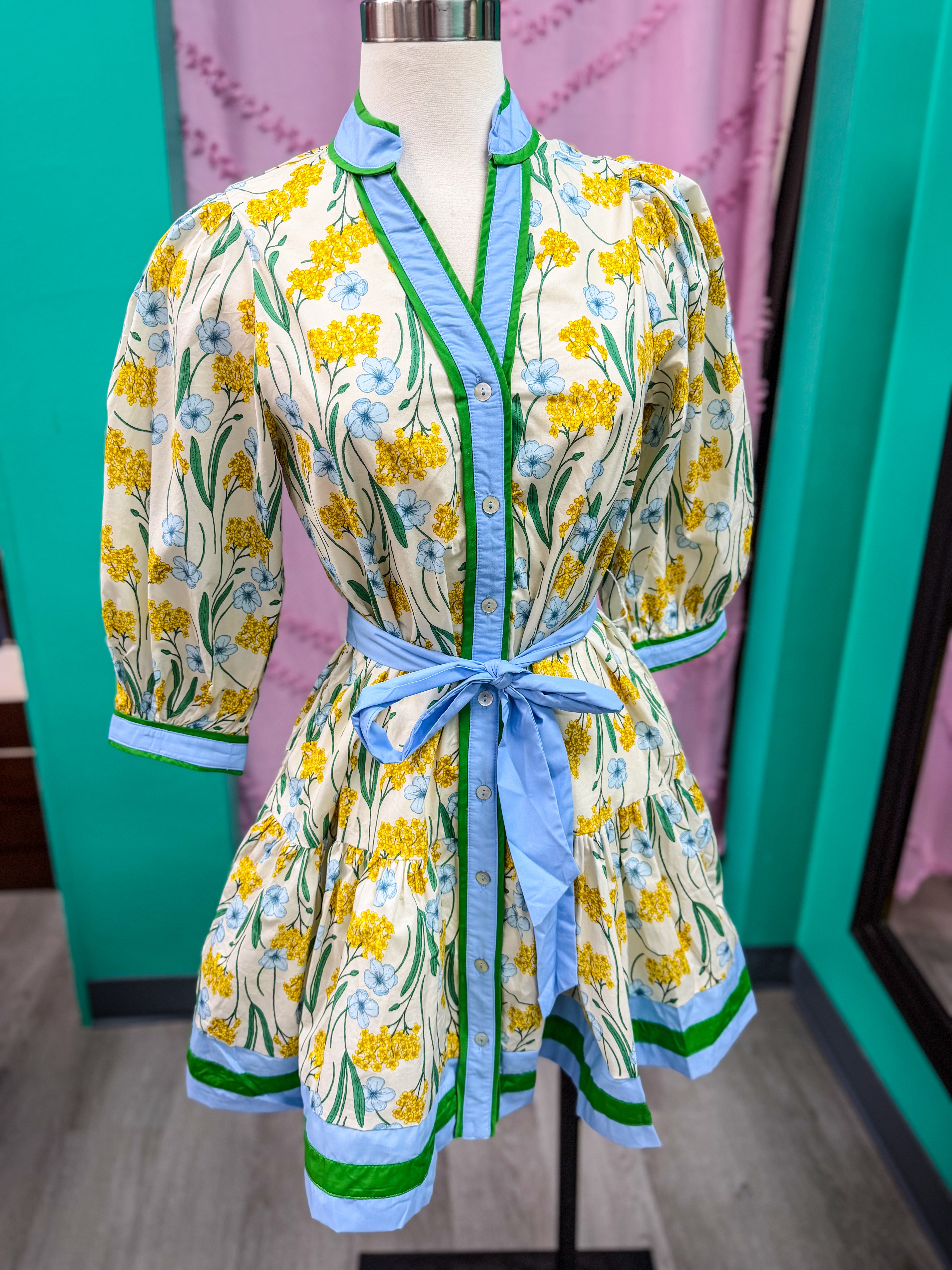 Petal Kiss Dress | Yellow