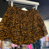 Ruffle Tiger Skort