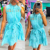 Always Yours Dress Aqua
