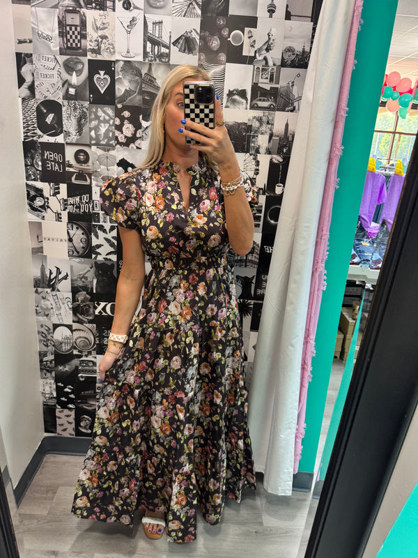 Autumn Floral Dreams Dress