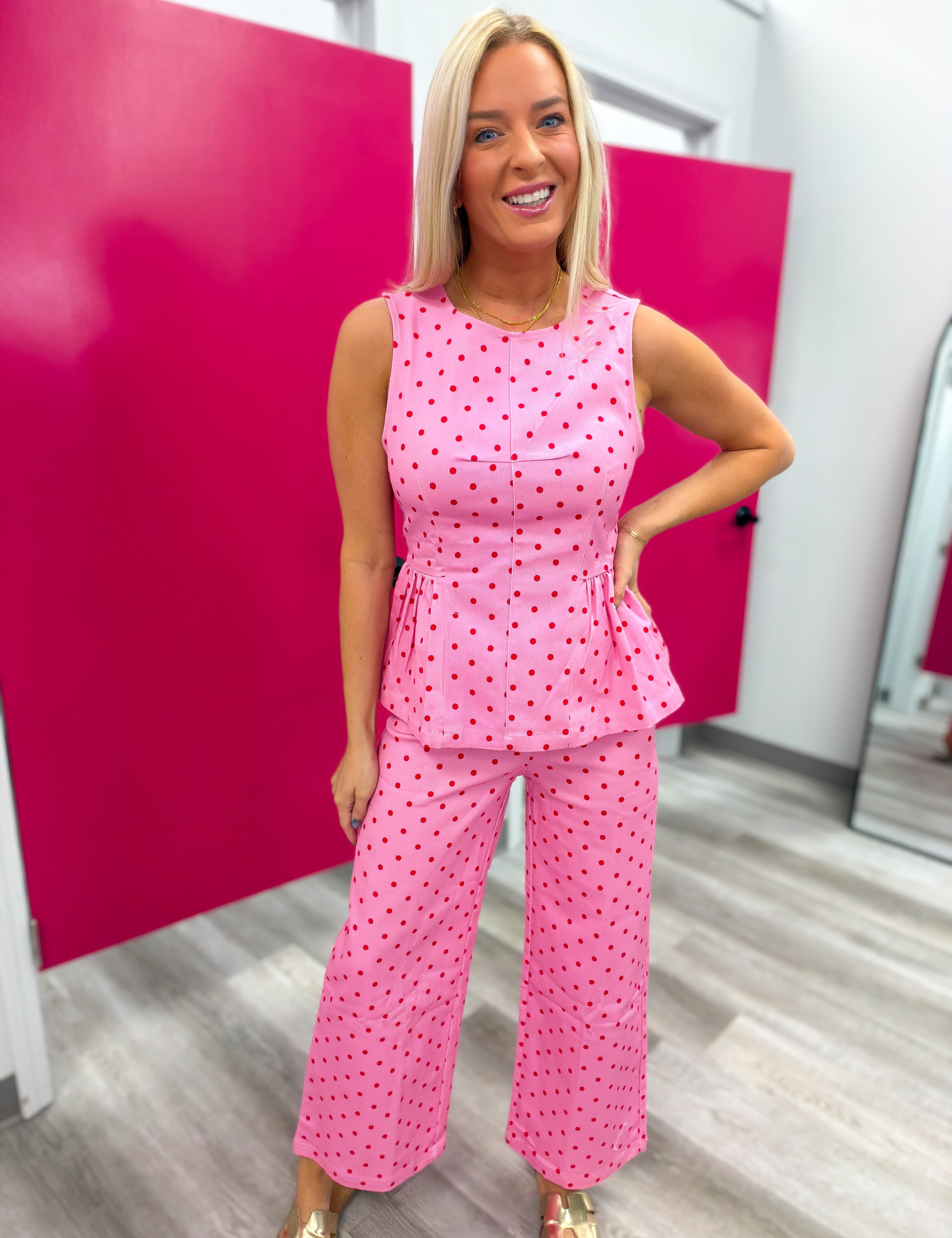 Something To Talk About Polka Dot Pants
