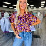 Tiger Town Satin Top