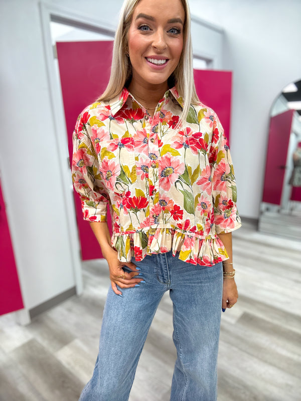The Fresh Pick Floral Top