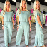 Easy Living Linen Teal Set