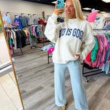 God is Good Reversible Mock Neck