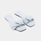 The Diana Bow Sandal Light Blue | Shu Shop