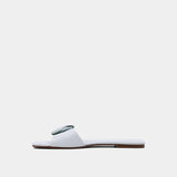 The Diana Bow Sandal Light Blue | Shu Shop