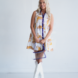 Tigers Poplin Tank Dress