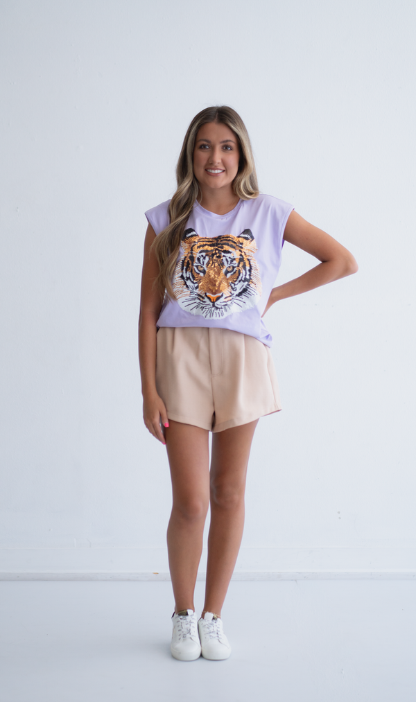 Tiger Pride Sequin Tank