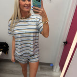 Coastal Chill Stripe shorts
