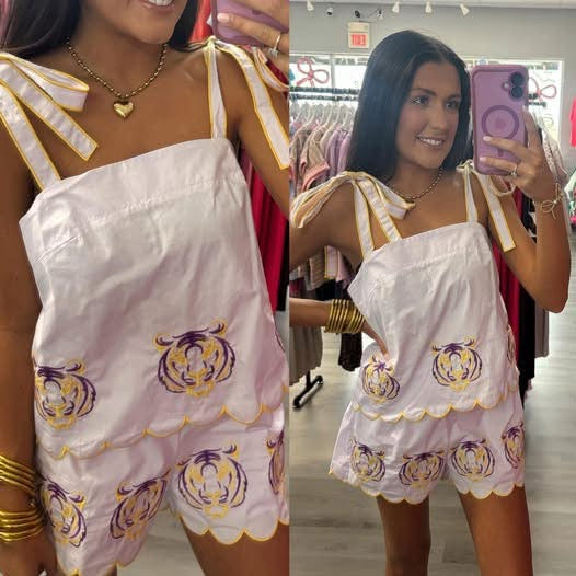 Gameday Tiger Spirit Embroidered Set