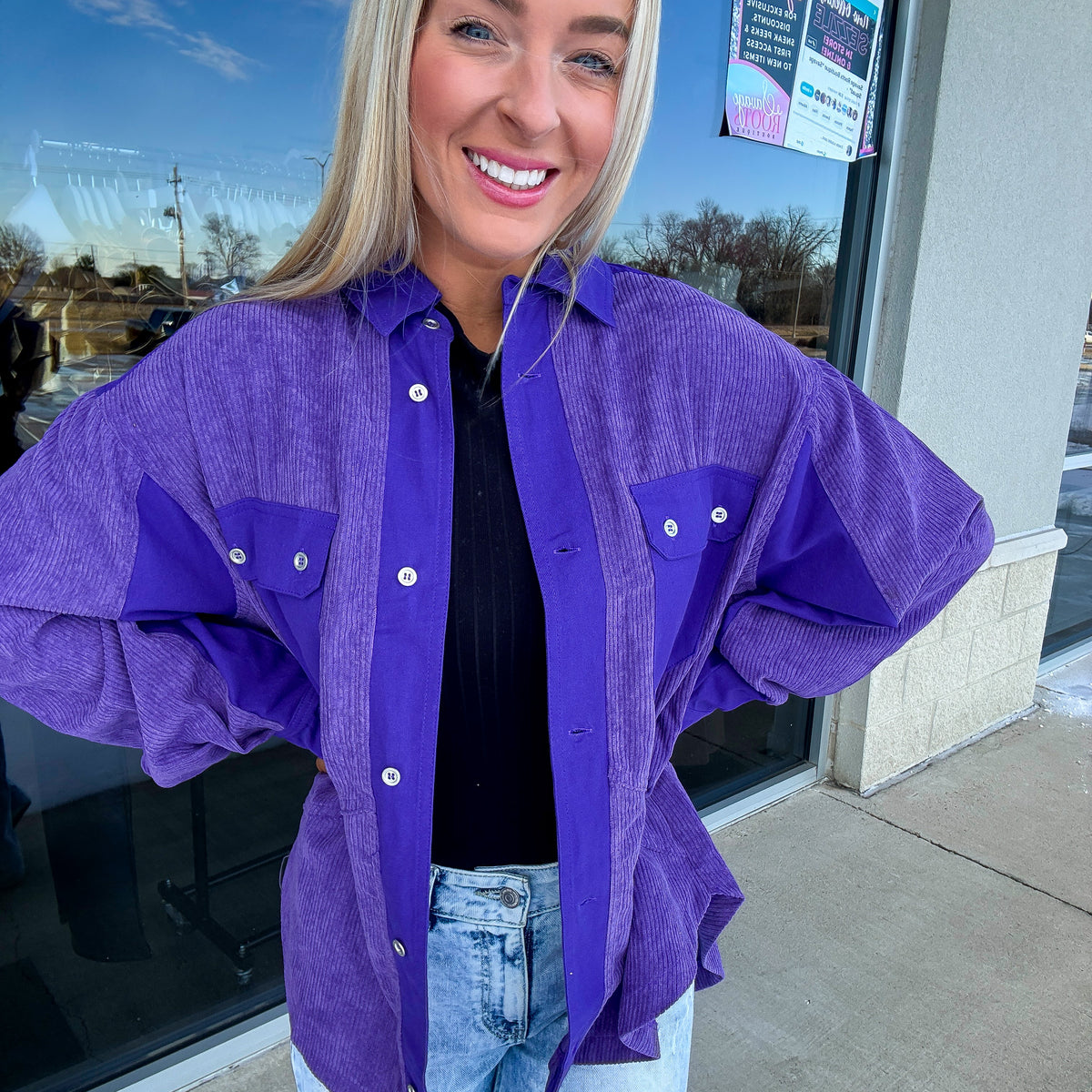Going for Purple Shacket – Savage Roots Boutique