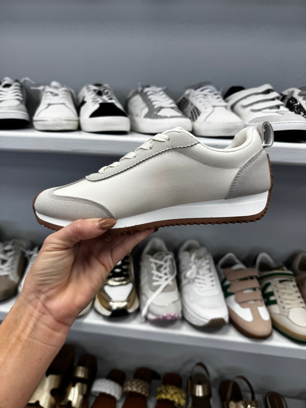 Gold and Cream Sneaker