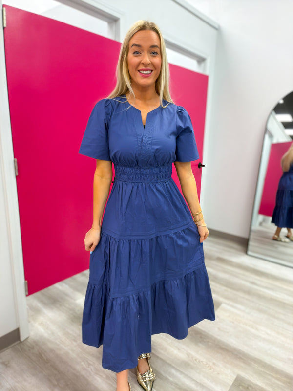 Navy Days Dress | Regular and Plus