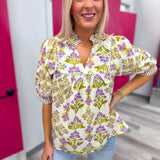 Among the Violets Top