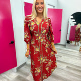 Meet Me There Floral Midi