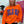 Orange and Purple Lulu Mac Embroidery Sweatshirt