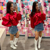 Mini Denim Skort -Medium Denim | BEST SELLER