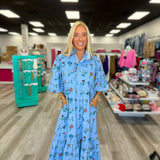Forget-Me-Not Floral Dress