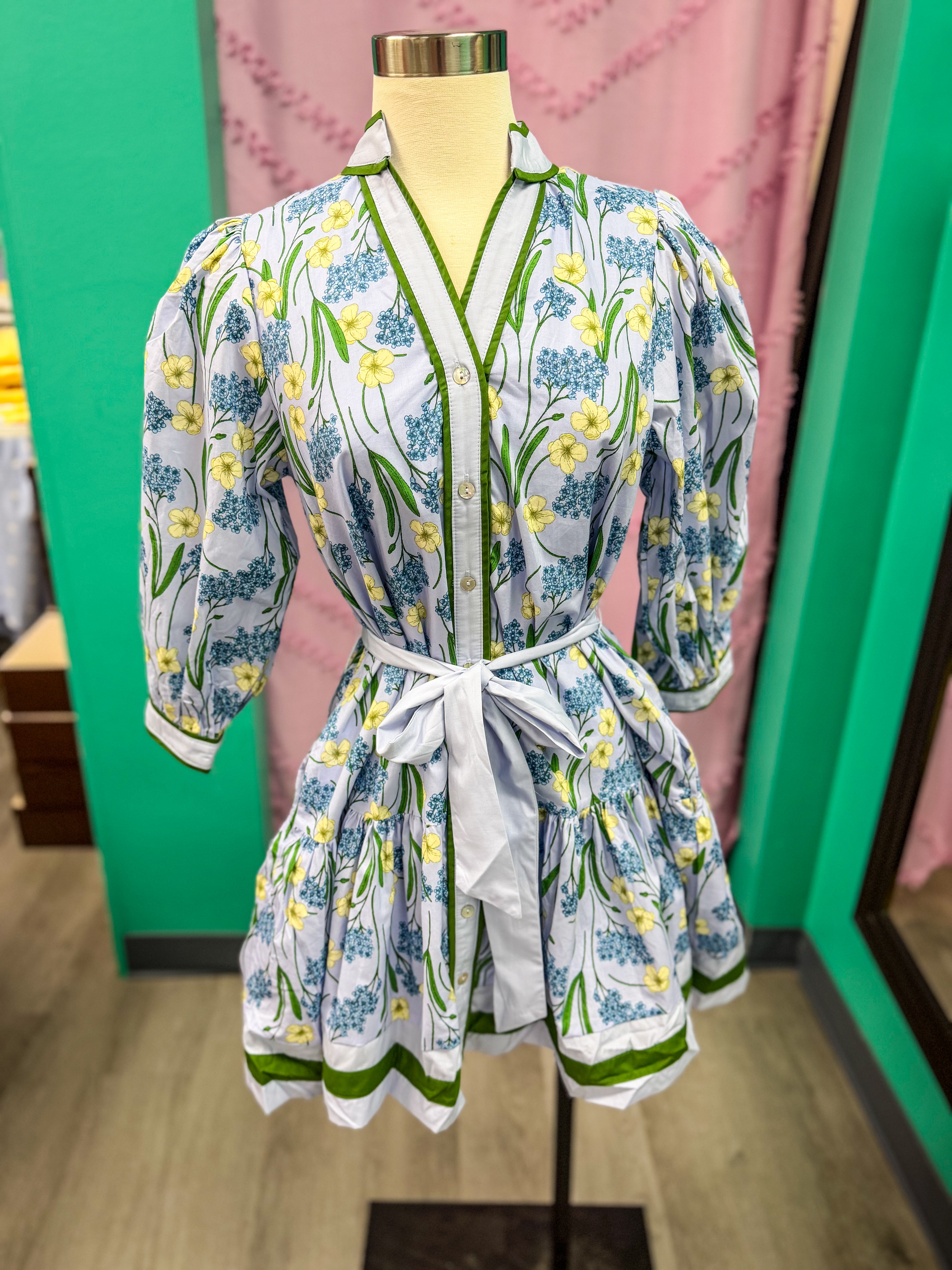 Petal Kiss Dress | Blue