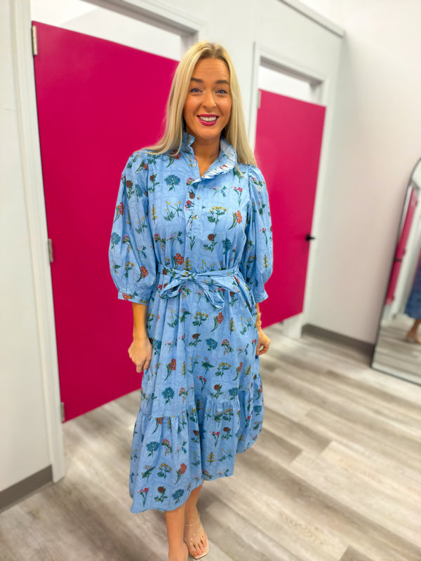Forget-Me-Not Floral Dress