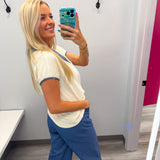 Leopard Cuffed Ankle Cropped Pants